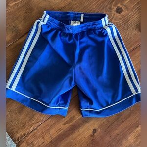 Adidas Blue Kids Athletic Shorts size 9-10 athletic sports